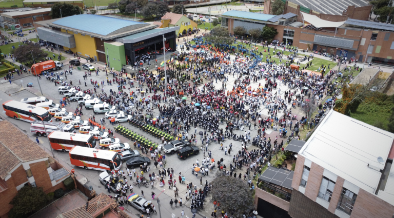 Nuevo parque automotor en Chía fortalece la seguridad e institucionalidad