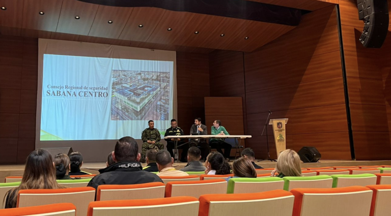 Chía, sede del Consejo Regional de Seguridad de Sabana Centro