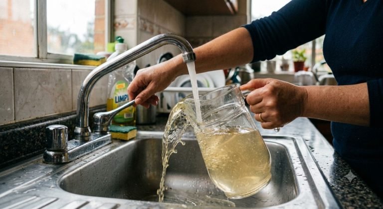 EMSERCHÍA y alcaldía sobre la coloración del agua y parte de tranquilidad
